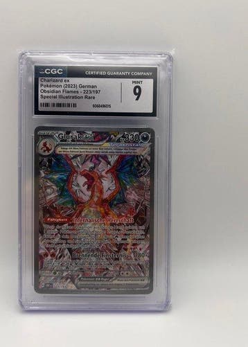 Pokémon - 1 Graded card - Charizard 223/197 Full art, Secret, Nieuw