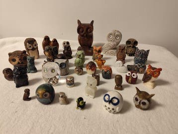 Collectie met dierenthema - Grote uilenverzameling (40