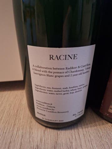 Cantillon - Racine 2022, Lou Pepe Gueuze 2013, Grand Cru, Nieuw