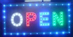 OPEN lamp LED verlichting reclame bord lichtbak #A3, Verzenden, Nieuw