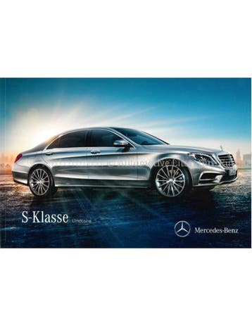 2014 MERCEDES BENZ S KLASSE BROCHURE NEDERLANDS, Nieuw