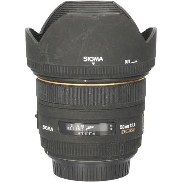 Tweedehands Sigma 50mm f/1.4 EX DG HSM Canon-AF CM7157, Ophalen of Verzenden, Overige typen