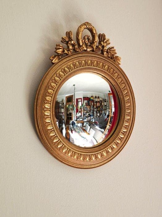 Wandspiegel- Witchs Eye / Butler - Glas - Convexe spiegel, Antiquités & Art, Curiosités & Brocante