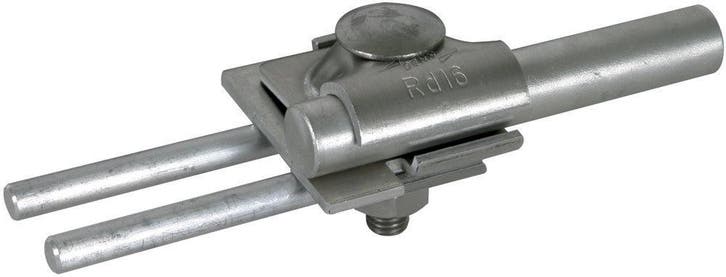Dehn FS Clamp for 2-Fold Connection Air Terminal Rod -, Bricolage & Construction, Électricité & Câbles, Envoi