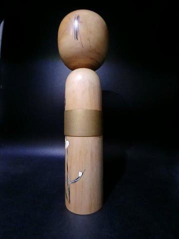 Beeldje - Grote Vintage Japanse Sosaku Kokeshi - Shiraume