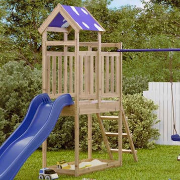 Houten Speeltoren | -35% Retour deal | Snel weg, Verzenden