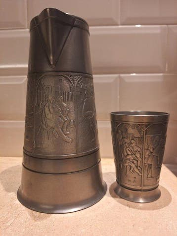 Royal Holland Pewter - Chope de bière (2) - Étain