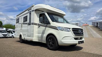 Carthago C-Tourer T 143 LE op Mercedes met automaat 06514, Half-integraal