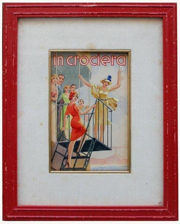 Italian illustrator (XX) - Original Art Deco design for