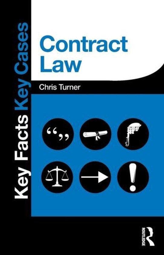 Contract Law 9780415833240 Chris Turner, Boeken, Taal | Engels, Gelezen, Verzenden