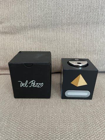Lucio Del Pezzo - Briquet de table - Bois