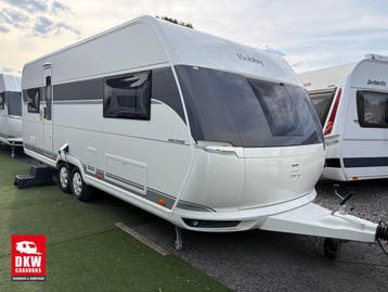 HOBBY Prestige 620 CL - NIEUW - EINDEREEKS, 2 aparte bedden, Rondzit, Hobby, Voortentlamp