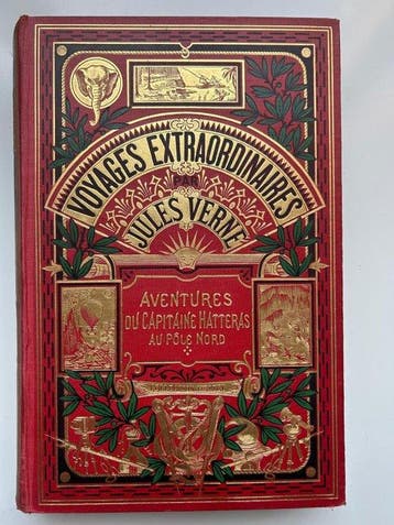 Jules Verne; illustrazioni di Riou - Voyages et Aventures du