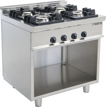 Gasfornuis | E7/KUPG4BA | 4 Branders | 2x 4.5kW + 2x 7.5kW, Verzenden