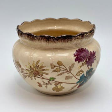 Petrus Regout - Bloempot - Aster - Aardewerk