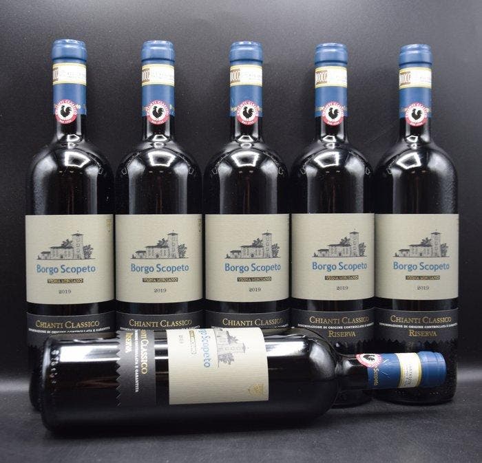 2019 Borgo Scopeto, Vigna Misciano - Chianti Classico, Verzamelen, Wijnen