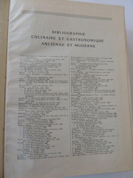 Prosper Montagné - Auteur, Très beau Larousse gastronomique, Antiquités & Art, Antiquités | Livres & Manuscrits