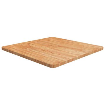 vidaXL Tafelblad vierkant 70x70x2,5cm massief eiken, Verzenden