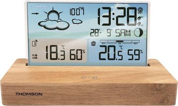 Weerstationwekker - THOMSON CT600 - Licht hout - Temperat..., Electroménager, Verzenden
