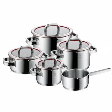 WMF Function4 pannenset 5 delig | Retourdeal 30% korting, Huis en Inrichting, Keuken | Potten en Pannen, Verzenden, Nieuw