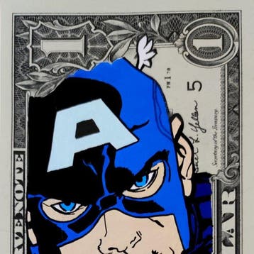 TOONS - FIRST SHIELD — CAPTAIN AMERICA — MARVEL — NO RESERVE