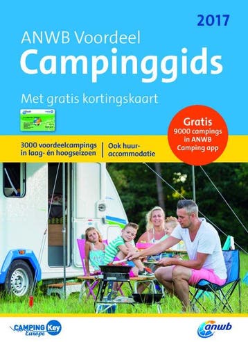 ANWB voordeel campinggids 2017, Livres, Verzenden