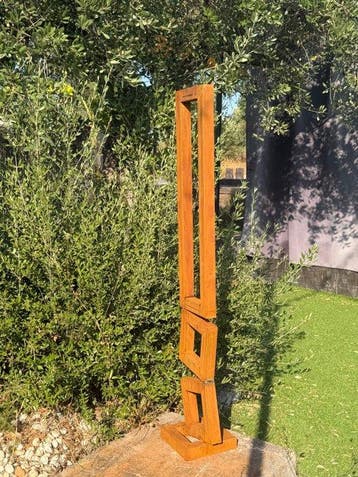 Ana Lucia B.M - Sculpture Corten - XXL - NO Reserve