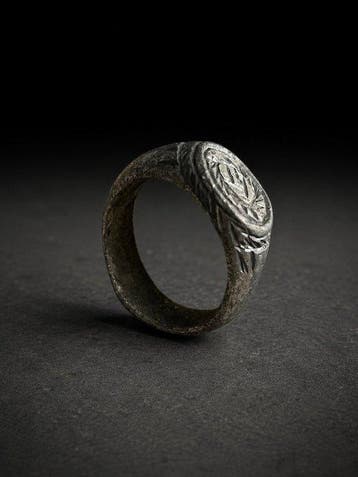 Islamitisch Brons Ring - 11e tot 14e eeuw n.Chr. (Zonder, Antiek en Kunst