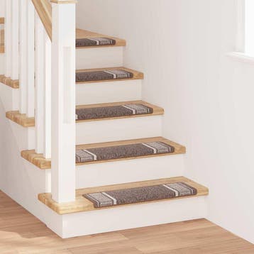vidaXL Zelfklevende trapmatten 15 st 65 x 21 x 4 cm Non-Slip, Doe-het-zelf en Bouw, Verzenden, Nieuw