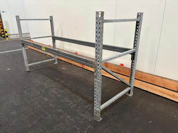 Palletstelling - 2 staanders 1500x1025mm - Tot. lengte: 2m87, Articles professionnels, Ophalen of Verzenden