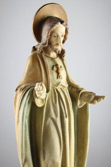 Linssen Venlo - Beeld, The Sacred Heart of Jesus - 44 cm -