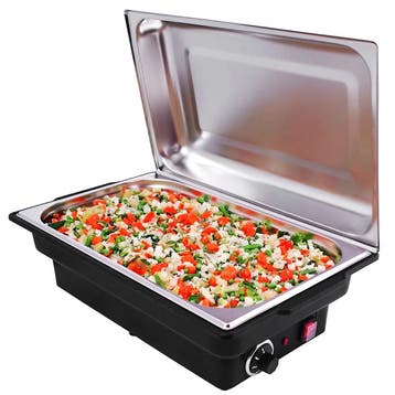 Chafing Dish | LORENA | Elektrisch | Zwart/RVS | 1/1 GN |, Verzenden, Nieuw in verpakking