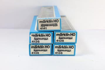 Märklin H0 - 4136/4144 - Modeltrein personenwagen (5) - 5, Hobby en Vrije tijd, Nieuw