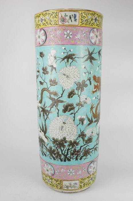 Vase - Porcelaine - Chine - Dynastie Qing (1644–1911), Antiquités & Art, Antiquités | Autres Antiquités