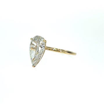 Zonder minimumprijs - Ring - 14 karaat Geel goud - 5.00ct., Nieuw