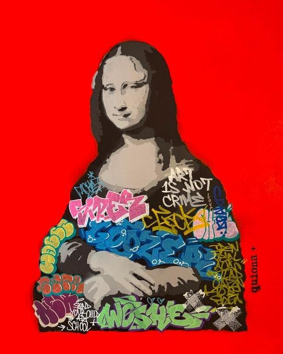 Quiona+ - La Gioconda’ XL, Antiek en Kunst, Kunst | Schilderijen | Modern