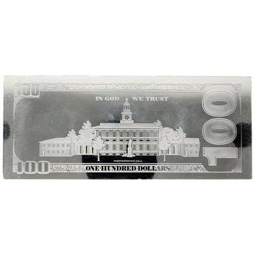 Verenigde Staten. 100 Dollars 2016 - Zilveren Bankbiljet, Postzegels en Munten