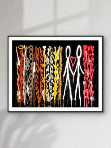 Nuno Barbedo (1983) - Make it together (XL size painting)