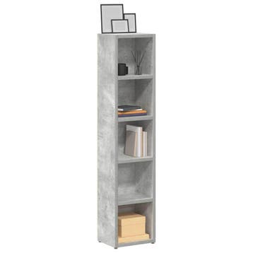 vidaXL Cd-kasten 2 st 21x16x93,5 spaanplaat betongrijs, Verzenden