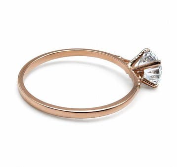 Verlovingsring - 14 karaat Roségoud - 0.72ct. tw. Diamant