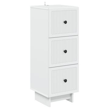 vidaXL Ladekast Wit 33 x 34,5 x 90 cm Bewerkt hout, Verzenden, Nieuw