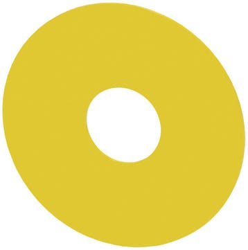 Siemens Noodstop Achterplaat 75mm Geel - 3SU19000BC310AA0 [2, Doe-het-zelf en Bouw, Verzenden, Nieuw