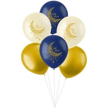 Ramadan Ballonnen 33cm 6st, Verzenden, Nieuw