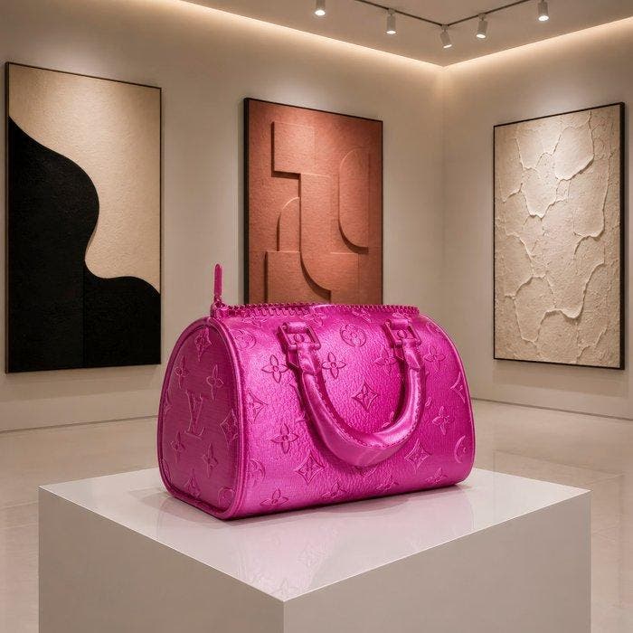 Andy Pop (XX-XXI) - Couture Bag — White Champagne Edition, Antiquités & Art, Art | Objets design
