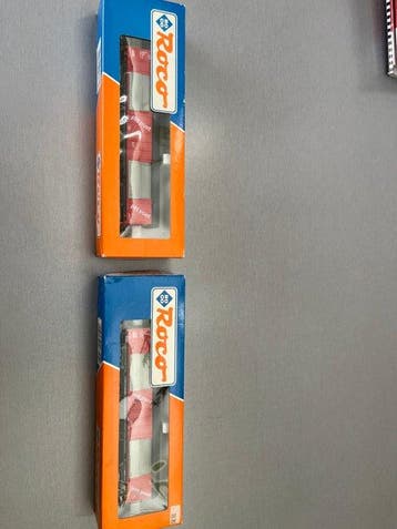 Roco H0 - Modeltrein goederenwagonset (2) - In originele