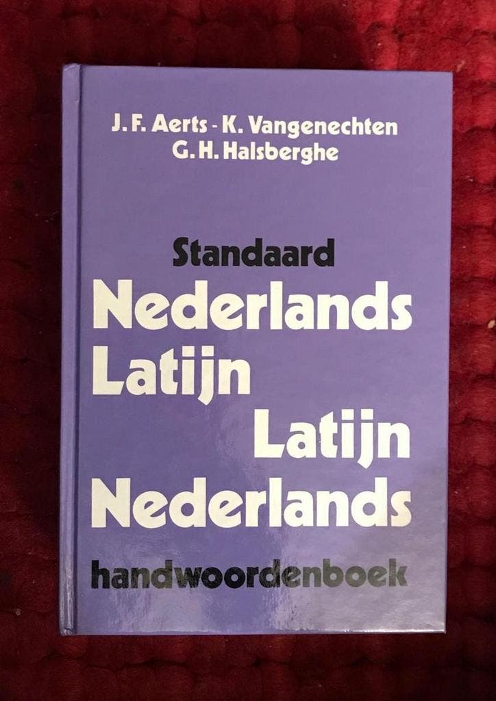LATIJN-NEDERL./NEDERL.-LATIJN HANDWOORDE 9789002182020, Livres, Dictionnaires, Envoi