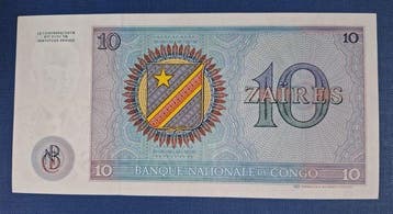 Congo, Democratische Republiek (Kinshasa). - 10 Zaïres 1971