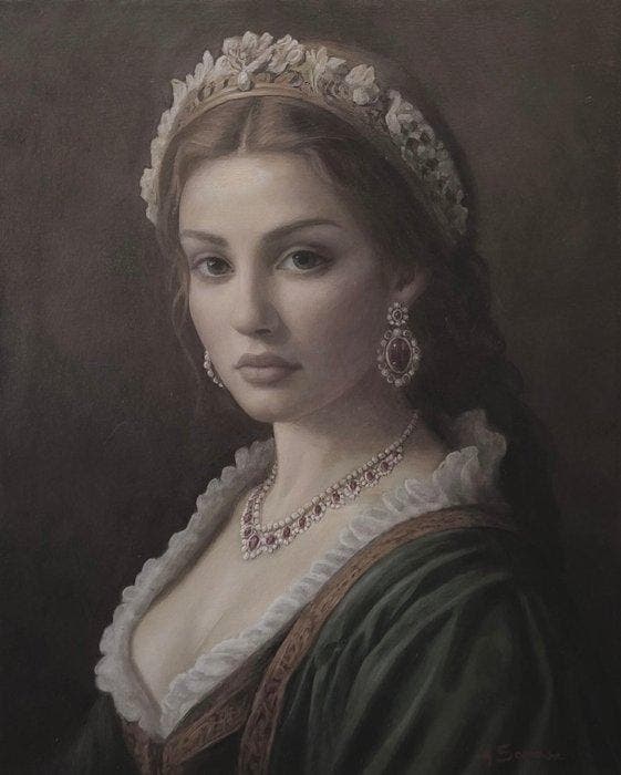 Antonio Senese - Adele, Antiquités & Art, Art | Peinture | Classique