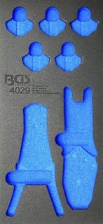 Bgs Technic 1/3 Gereedschap module, leeg: 12-delig krimp & s, Verzenden, Nieuw