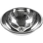 Inbouw Wasbak Rond 390x150mm Rvs, Ophalen of Verzenden, Nieuw